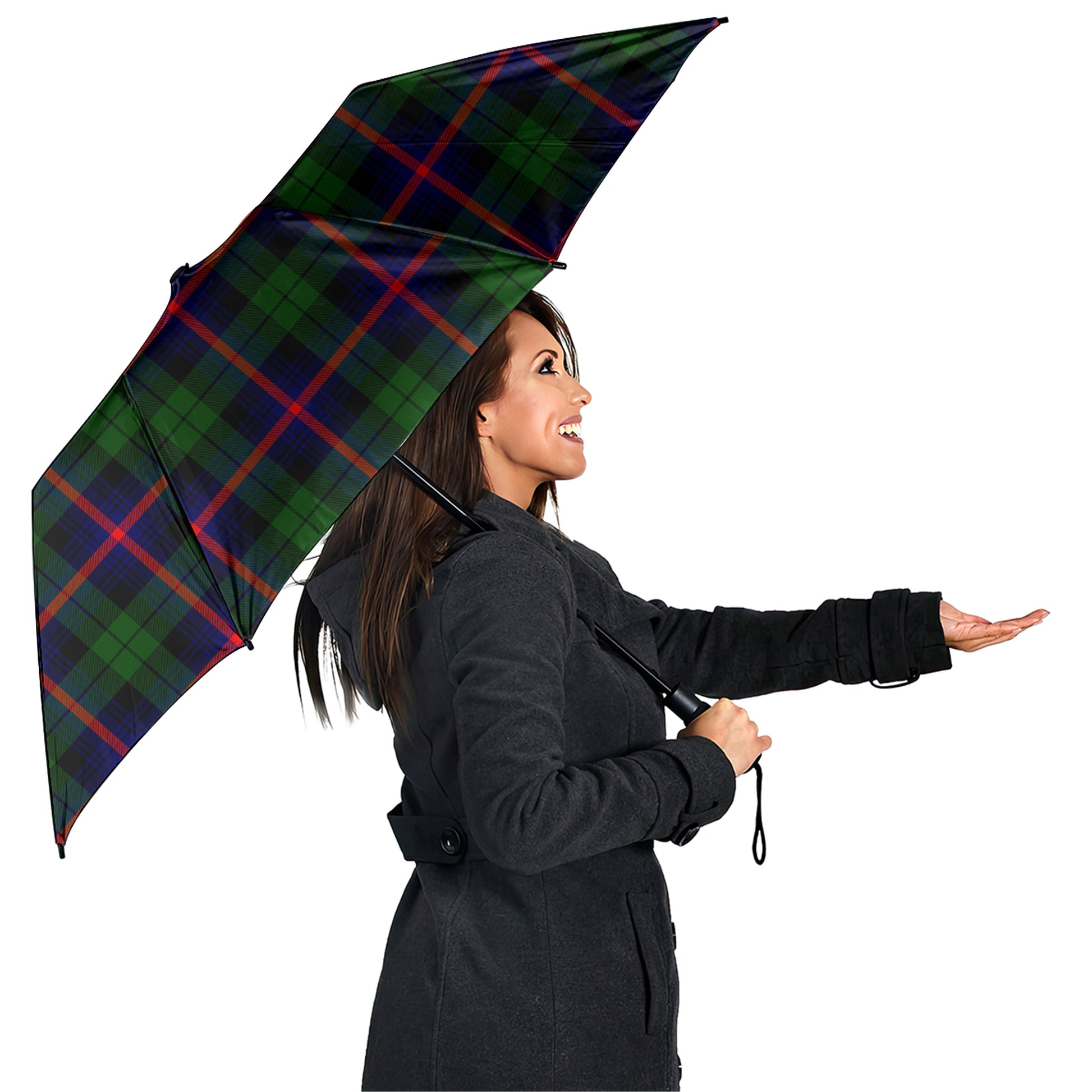 Urquhart Modern Tartan Umbrella - Tartanvibesclothing