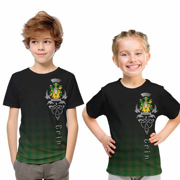 Vandeleur Irish Clan Kid T-Shirt with Coat of Arms Erin Go Bragh Celtic Inspired Youth XL Size14 - Tartan Vibes Clothing