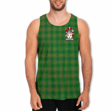 Vigors Irish Clan Tartan Men's Tank Top with Coat of Arms