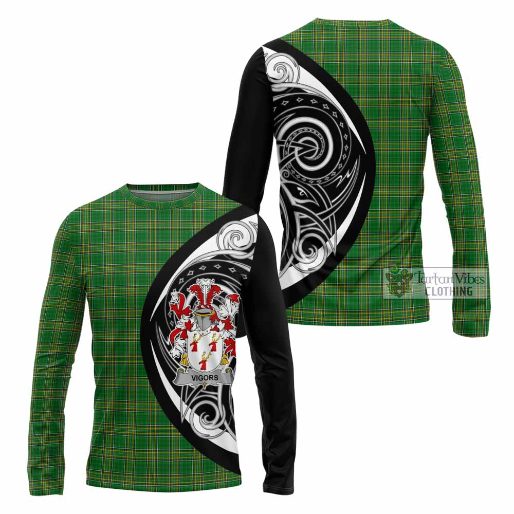 Vigors Irish Clan Long Sleeve T-Shirt Celtic Circle Style - Tartan Vibes Clothing