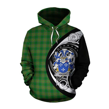 Vincent Irish Clan Cotton Hoodie Celtic Circle Style Pullover Hoodie XS - Tartan Vibes Clothing