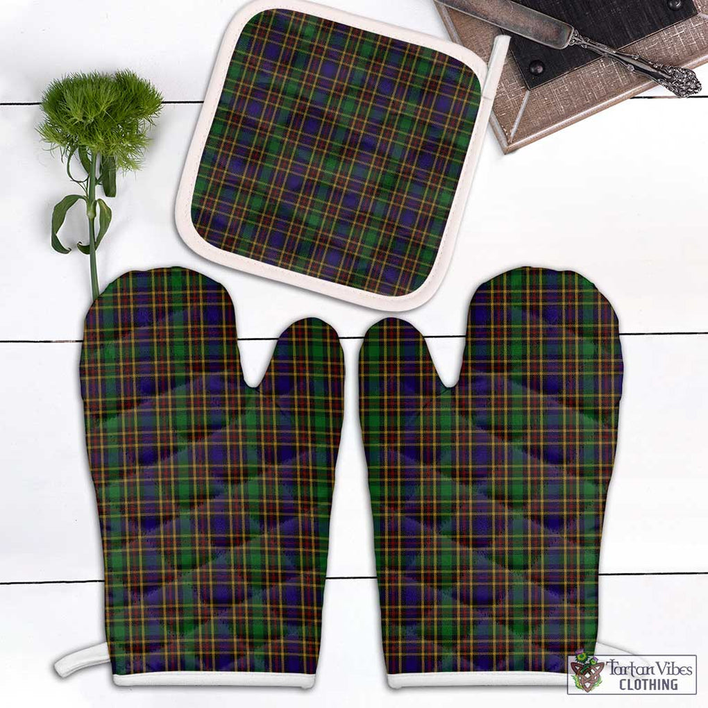 Vosko Tartan Combo Oven Mitt & Pot-Holder White - Tartan Vibes Clothing