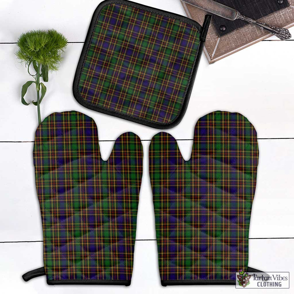 Vosko Tartan Combo Oven Mitt & Pot-Holder Black - Tartan Vibes Clothing