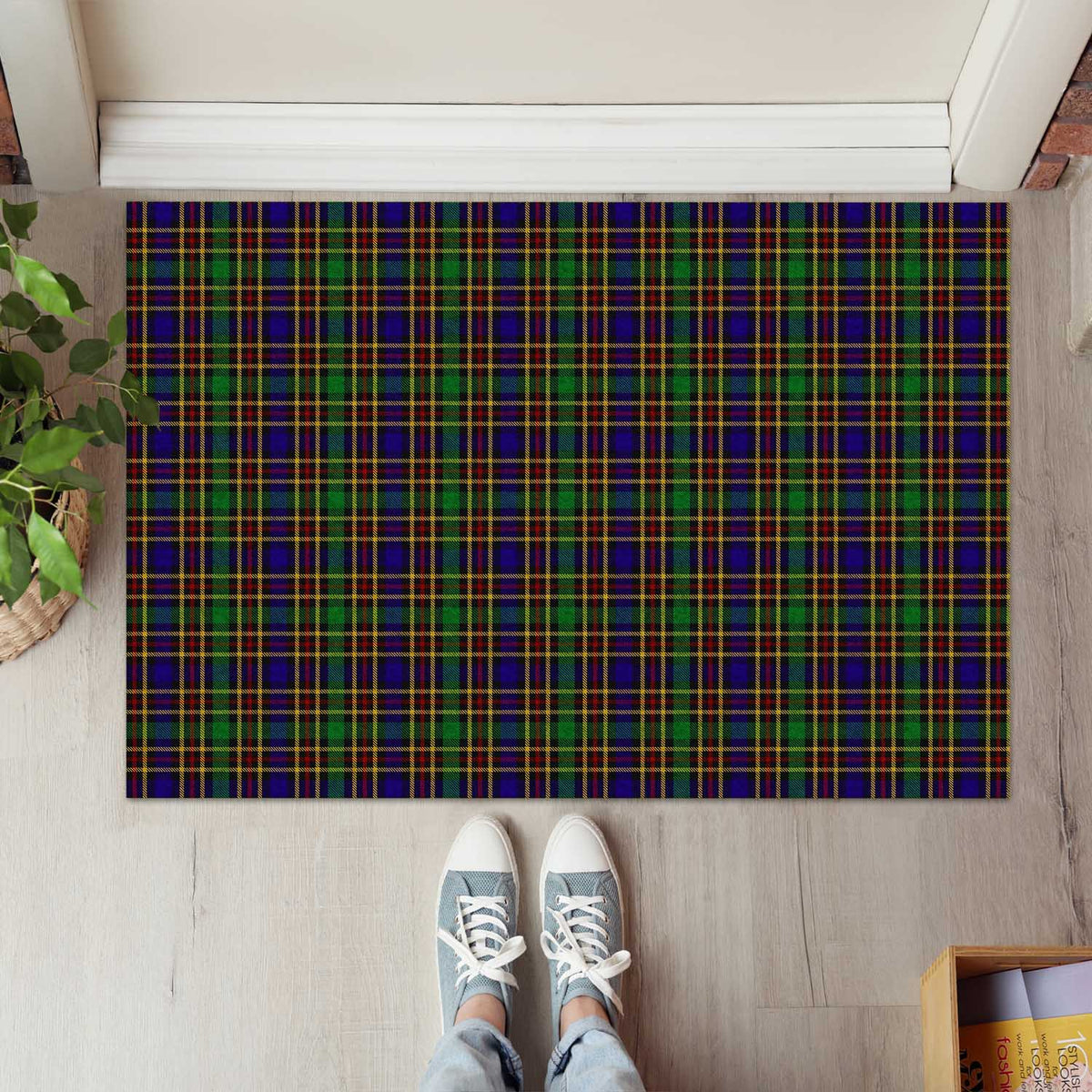 Vosko Tartan Rubber Doormat - Tartan Vibes Clothing