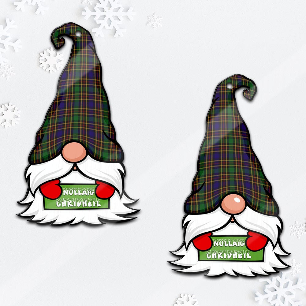 Vosko Gnome Christmas Ornament with His Tartan Christmas Hat - Tartan Vibes Clothing