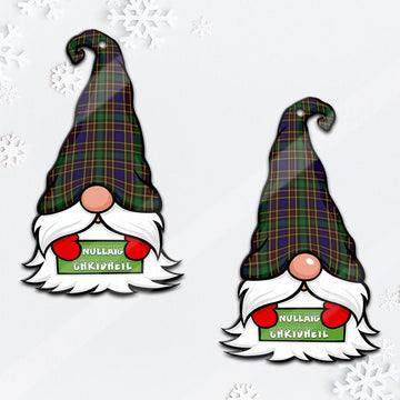 Vosko Gnome Christmas Ornament with His Tartan Christmas Hat