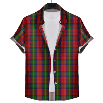 Waddell (Fife)-Greg Tartan Short Sleeve Button Down Shirt