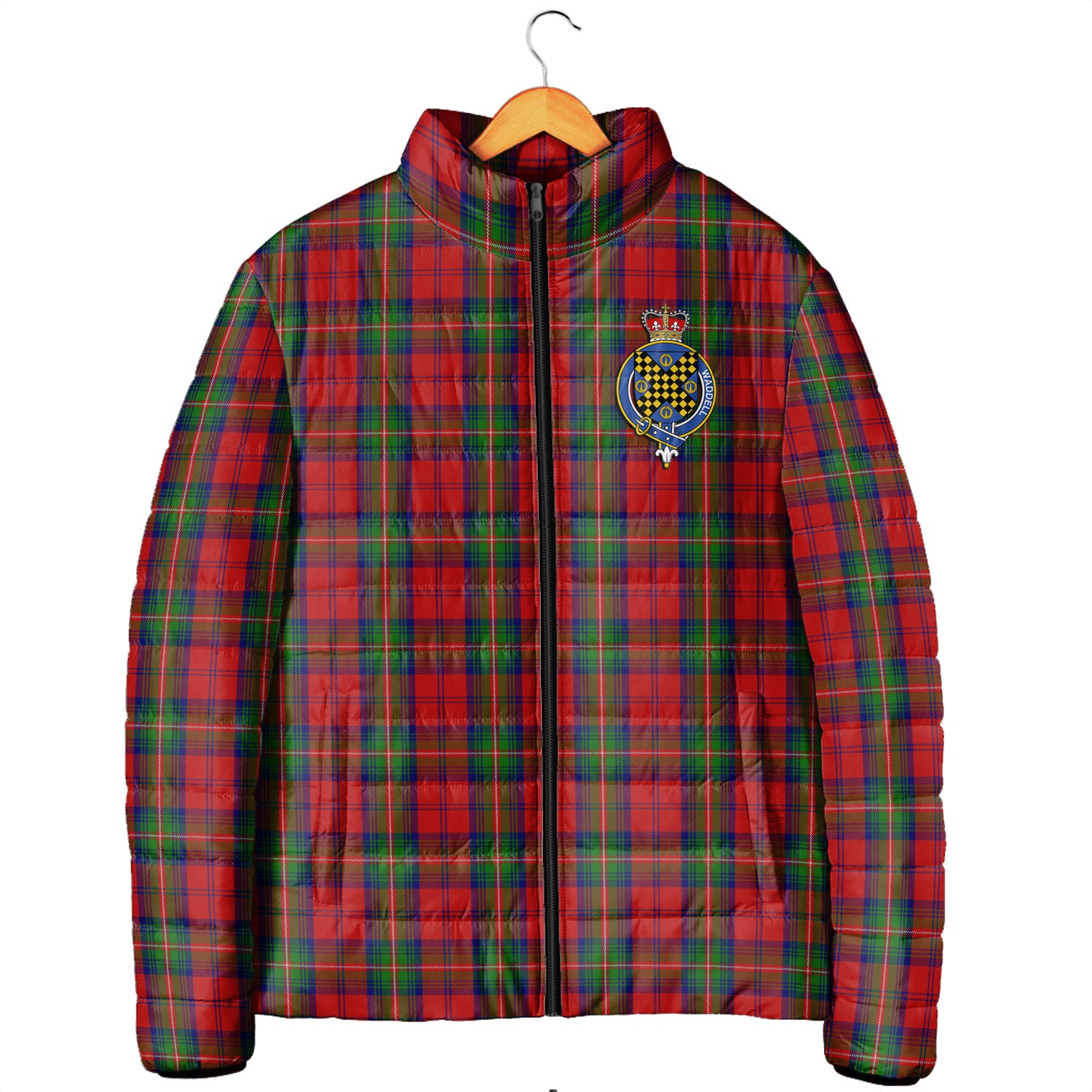 waddell-fife-greg-tartan-padded-jacket-with-family-crest