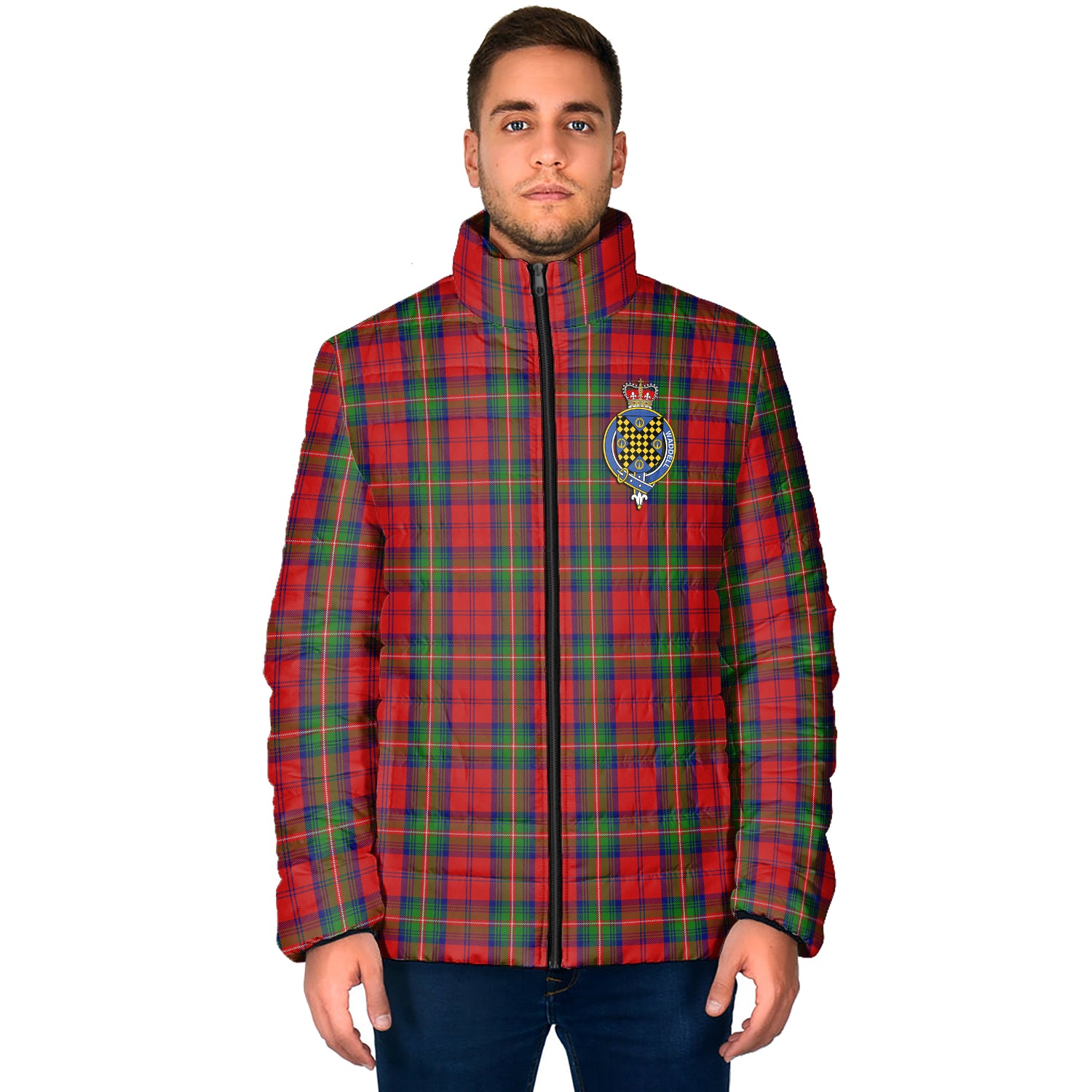 waddell-fife-greg-tartan-padded-jacket-with-family-crest