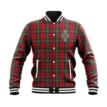 Waddell (Fife)-Greg Tartan Baseball Jacket with Family Crest