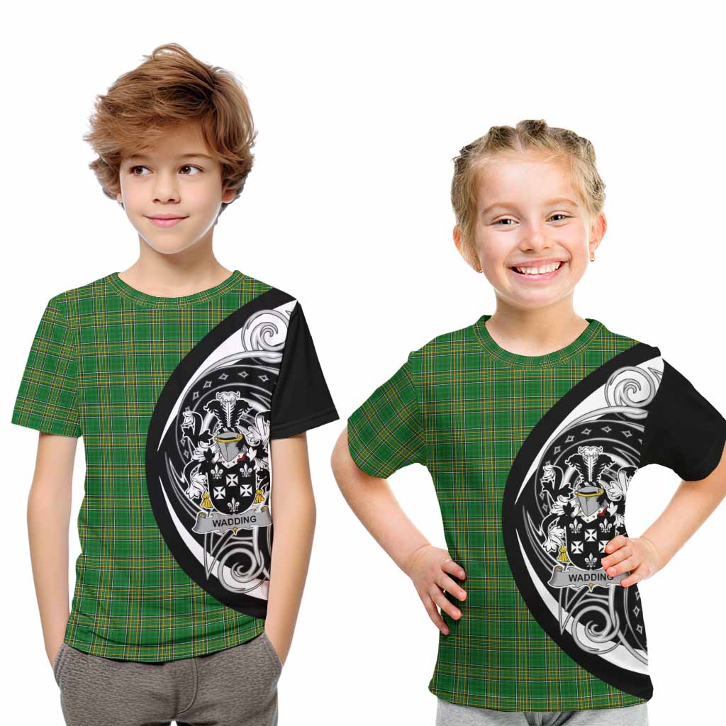Wadding Irish Clan Kid T-Shirt Celtic Circle Style Youth XL Size14 - Tartan Vibes Clothing