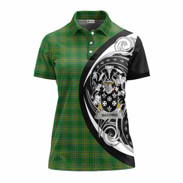Wadding Irish Clan Women's Polo Shirt Celtic Circle Style Women - Tartan Vibes Clothing