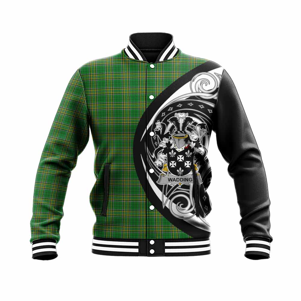 Wadding Irish Clan Baseball Jacket Celtic Circle Style Unisex - Tartan Vibes Clothing