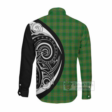 Wadding Irish Clan Long Sleeve Button Shirt Celtic Circle Style Men's Shirt - Tartan Vibes Clothing