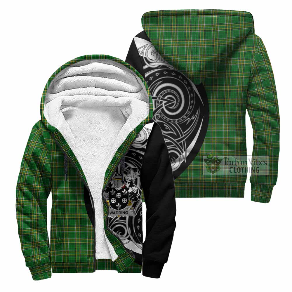 Wadding Irish Clan Sherpa Hoodie Celtic Circle Style Unisex - Tartan Vibes Clothing