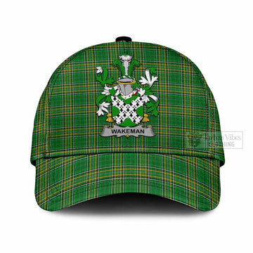 Wakeman Irish Clan Tartan Classic Cap with Coat of Arms