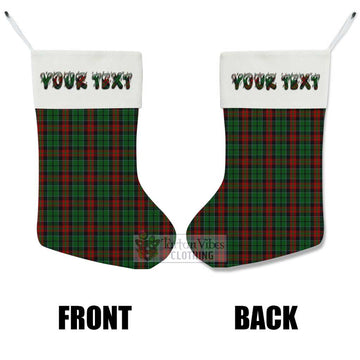 Walker Tartan Christmas Stocking with Personalized Text