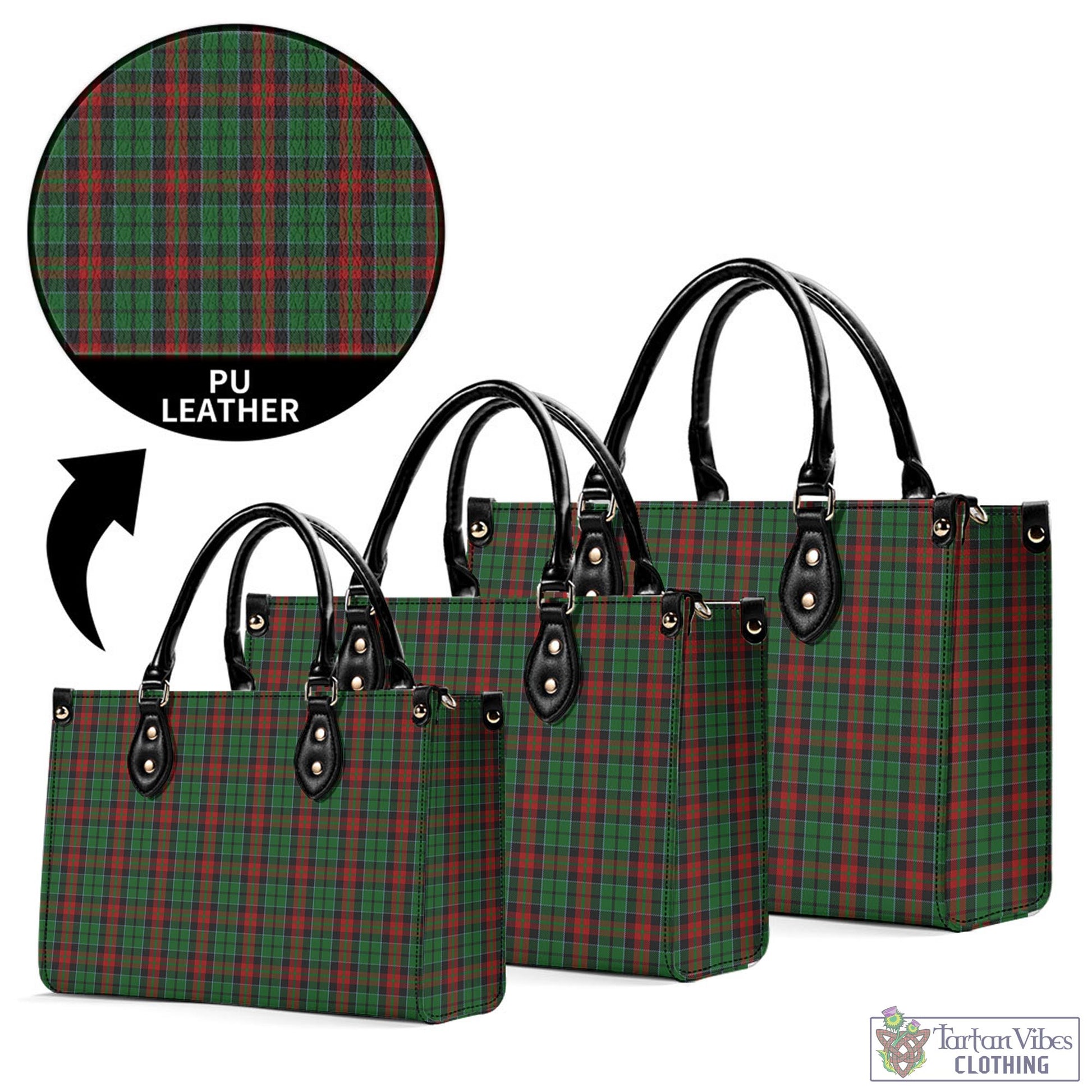 Tartan Vibes Clothing Walker James Tartan Luxury Leather Handbags
