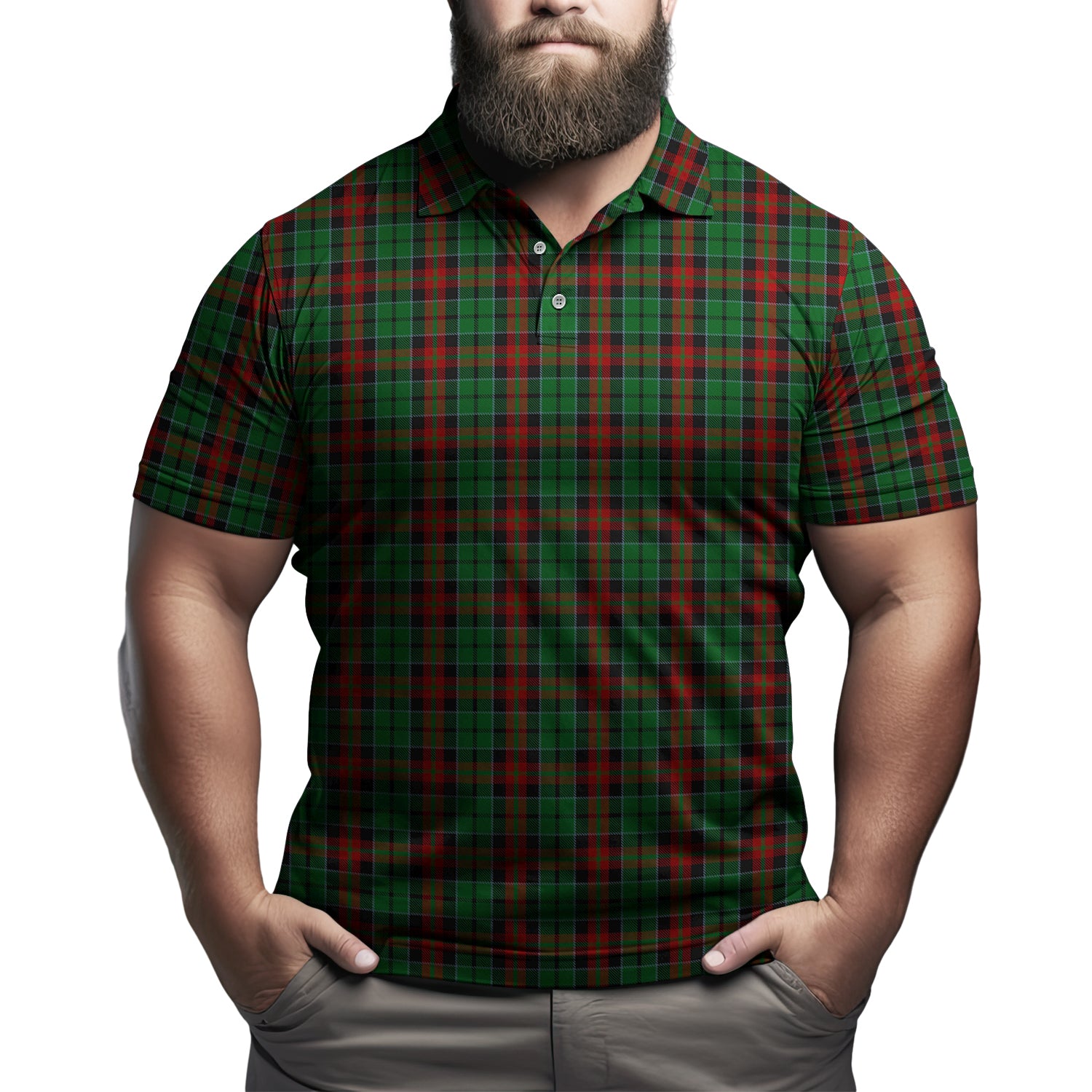 Walker Tartan Mens Polo Shirt Kid - Tartan Vibes Clothing