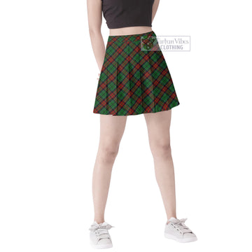 Walker Tartan Women's Plated Mini Skirt