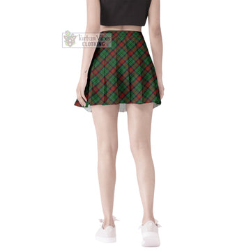 Walker Tartan Women's Plated Mini Skirt