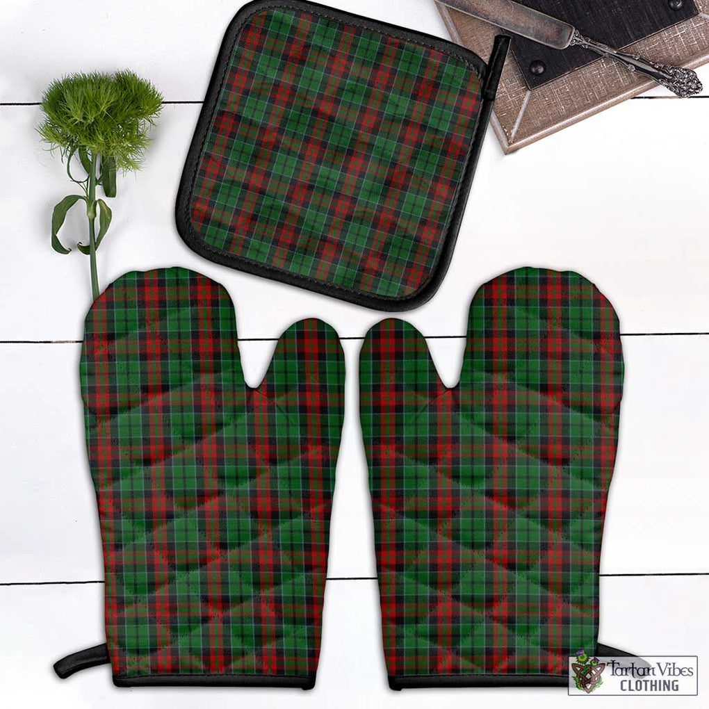 Walker Tartan Combo Oven Mitt & Pot-Holder Black - Tartan Vibes Clothing