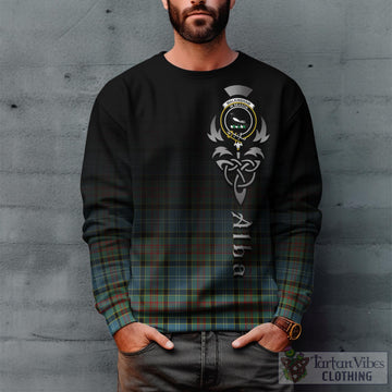 Walkinshaw Tartan Sweatshirt Featuring Alba Gu Brath Family Crest Celtic Inspired