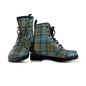 Walkinshaw Tartan Leather Boots