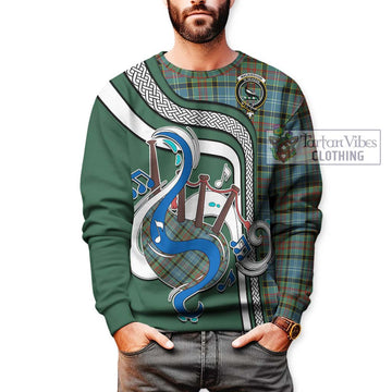 Walkinshaw Tartan Sweatshirt with Epic Bagpipe Style