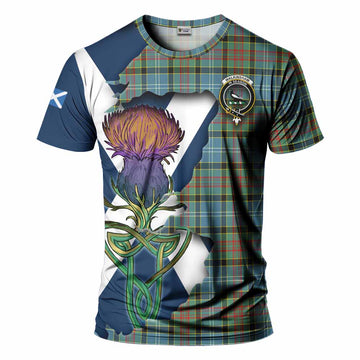 Walkinshaw Tartan Family Crest T-Shirt Scottish Thistle Celtic Inspired Kid's Shirt - Tartan Vibes Clothing