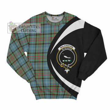 Walkinshaw Tartan Sweatshirt with Family Crest Circle Style