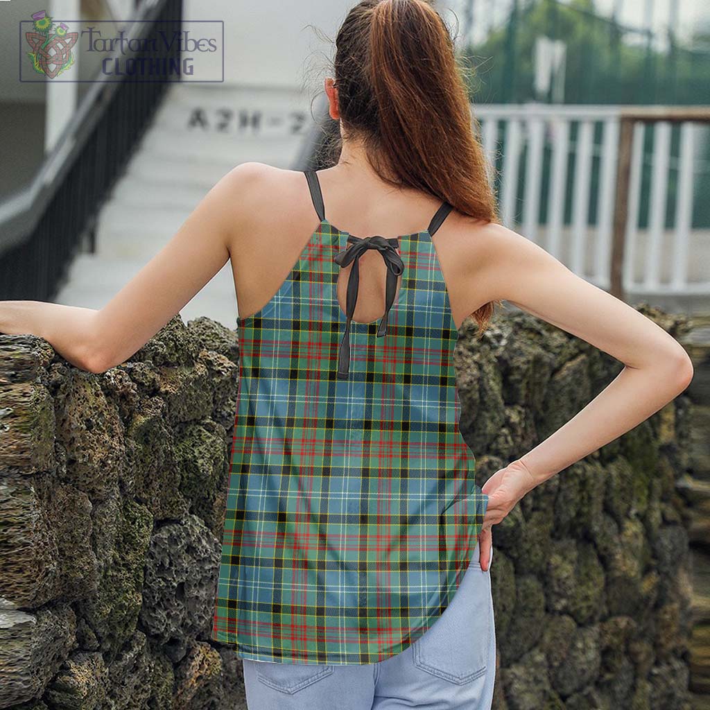 Tartan Vibes Clothing Walkinshaw Tartan Loose Halter Neck Camisole