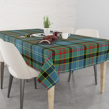 Walkinshaw Tartan Tablecloth with Family Crest