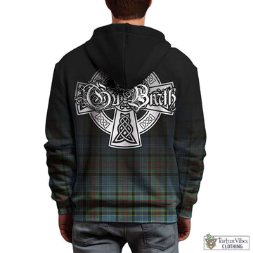 Walkinshaw Tartan Hoodie Featuring Alba Gu Brath Family Crest Celtic Inspired