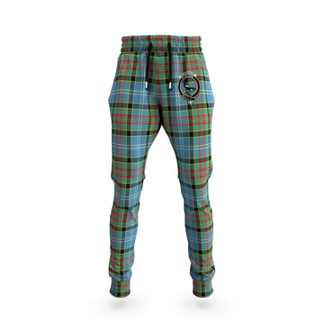 Walkinshaw Tartan Joggers Pants with Family Crest