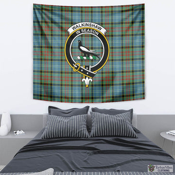 Walkinshaw Tartan Tapestry Wall Hanging and Home Decor for Room with Family Crest - Tartan Vibes Clothing