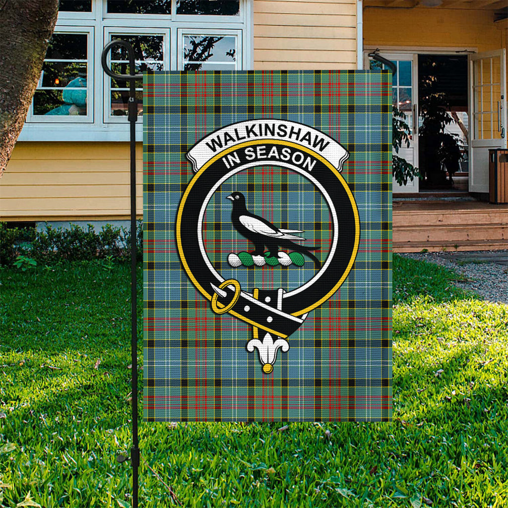 Walkinshaw Tartan Flag with Family Crest - Tartan Vibes Clothing