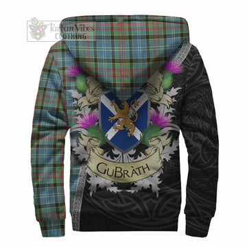 Walkinshaw Tartan Family Crest Sherpa Hoodie Lion Rampant Royal Thistle Shield Celtic Inspired - Tartan Vibes Clothing