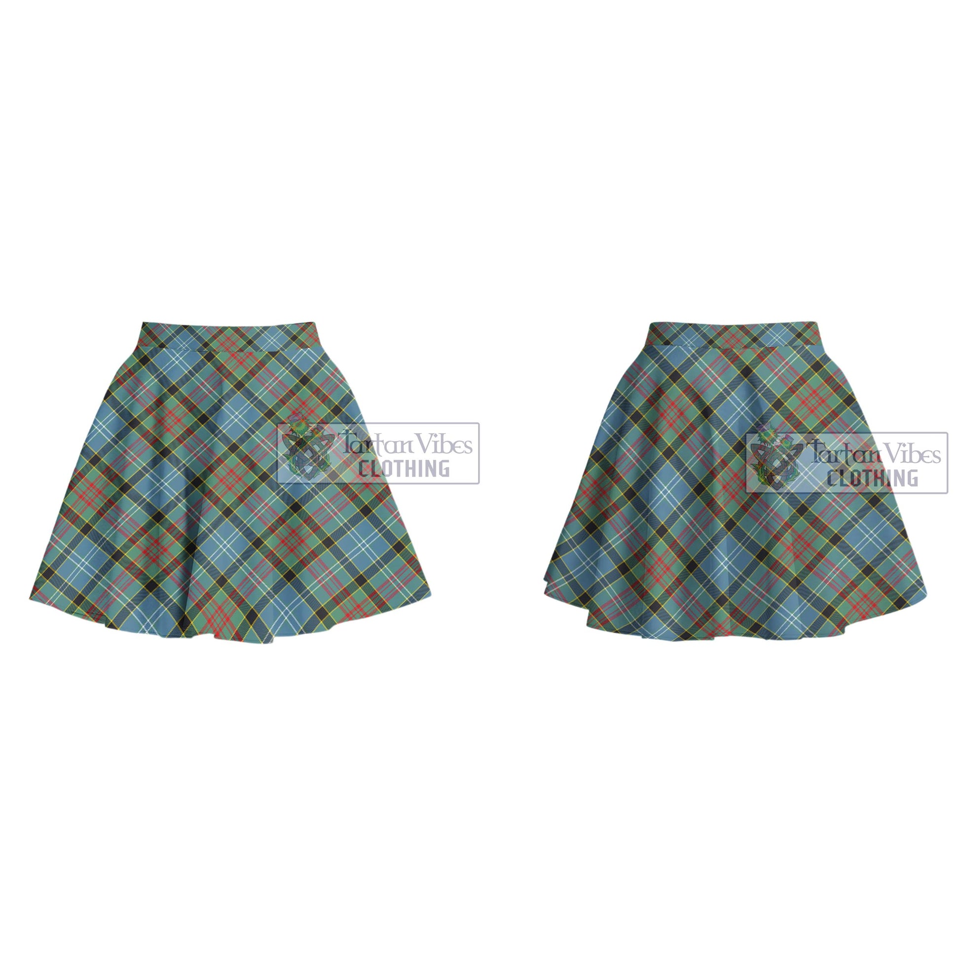 Tartan Vibes Clothing Walkinshaw Tartan Women's Plated Mini Skirt