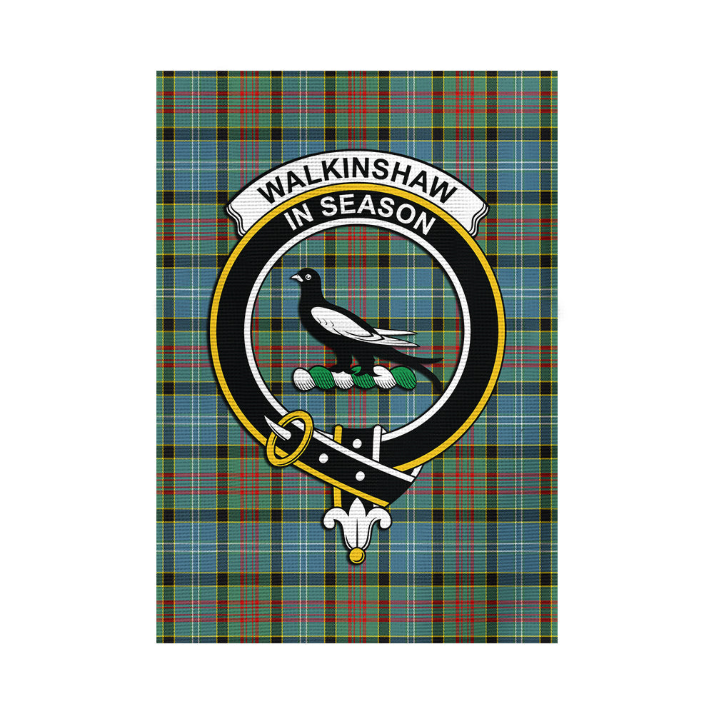 Walkinshaw Tartan Flag with Family Crest - Tartan Vibes Clothing