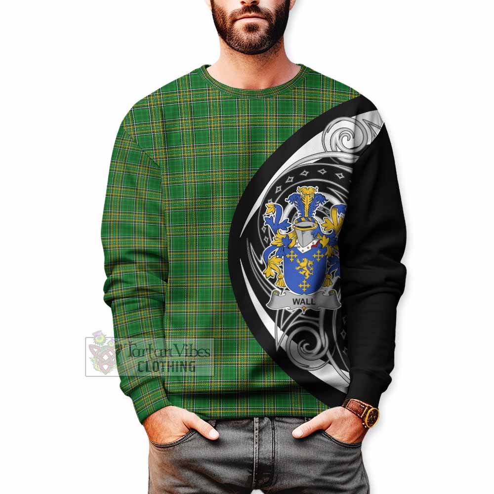 Wall Irish Clan Sweatshirt Celtic Circle Style - Tartan Vibes Clothing