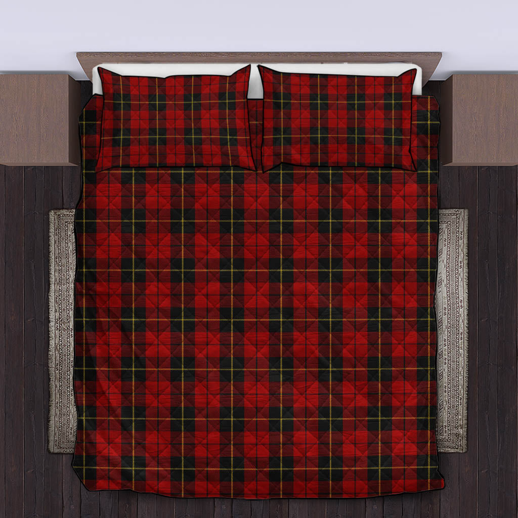 Wallace Tartan Quilt Bed Set King - Tartan Vibes Clothing