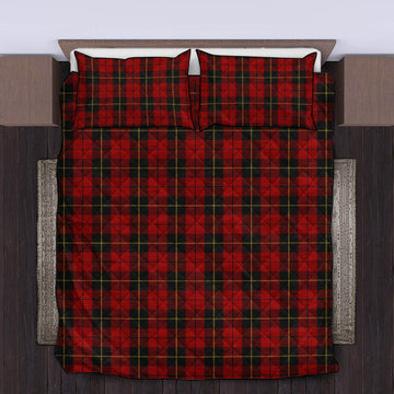 Wallace Tartan Quilt Bed Set