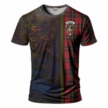 Wallace Tartan Family Crest T-Shirt Alba Gu Brath Be Brave Lion Ancient Style