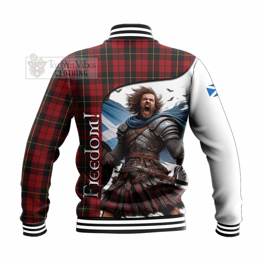 Tartan Vibes Clothing Wallace Crest Tartan Baseball Jacket Inspired by the Freedom of Scottish Warrior