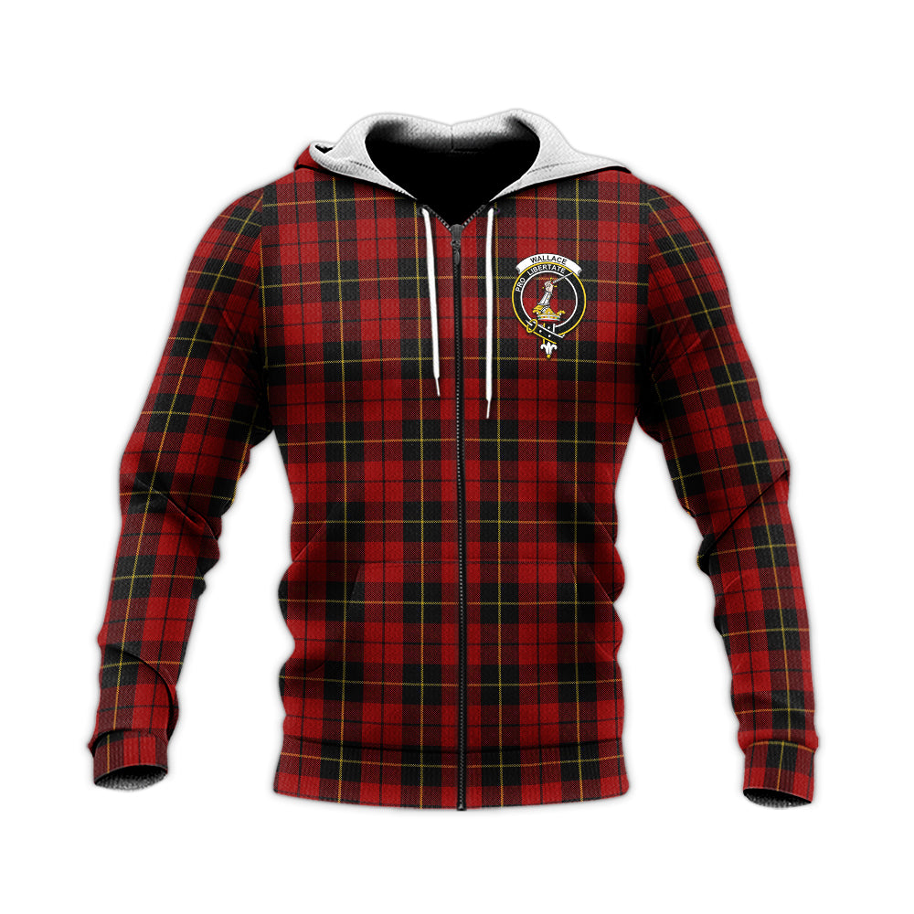 wallace-tartan-knitted-hoodie-with-family-crest