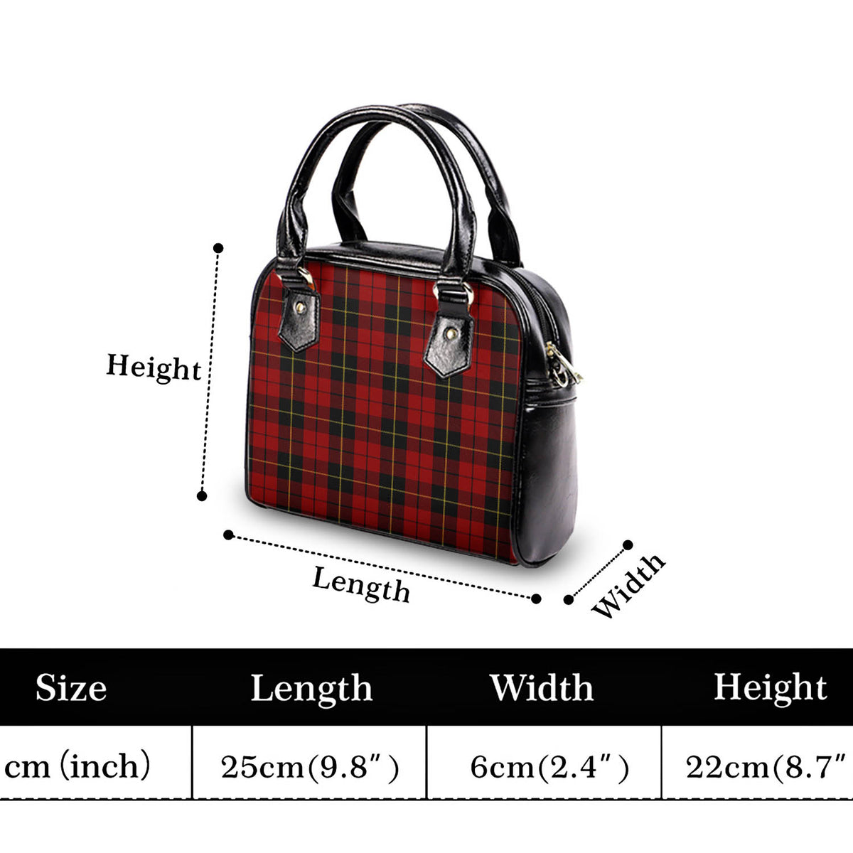Wallace Tartan Shoulder Handbags - Tartan Vibes Clothing