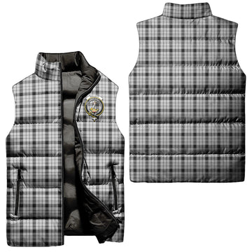 Wallace Dress Tartan Sleeveless Puffer Jacket with Family Crest