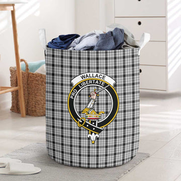 Wallace Dress Tartan Laundry Basket with Family Crest