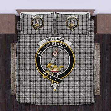 Wallace Dress Tartan Quilt Bed Set with Family Crest